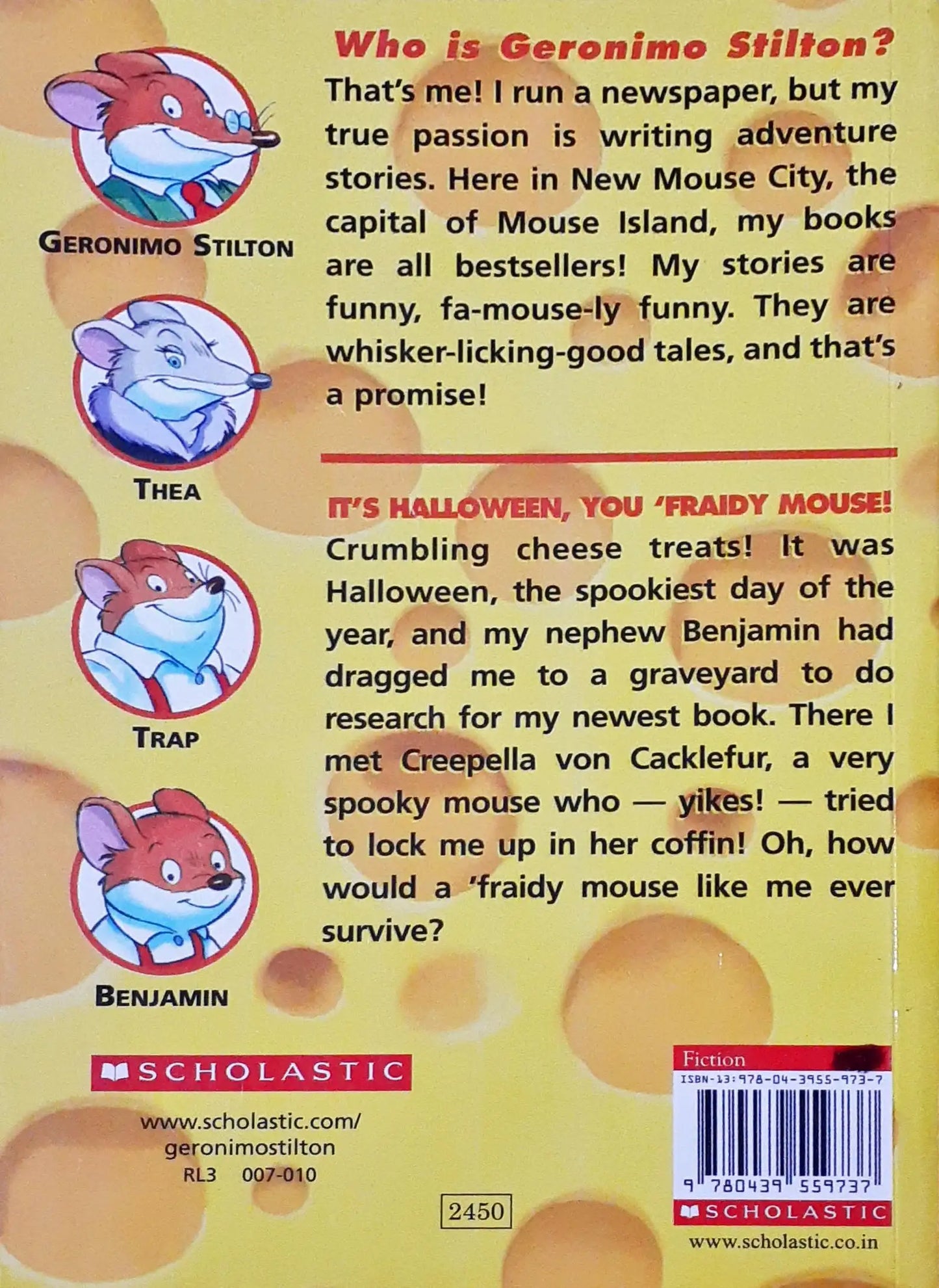 Geronimo Stilton #11 : It's Halloween, You 'Fraidy Mouse! (P)