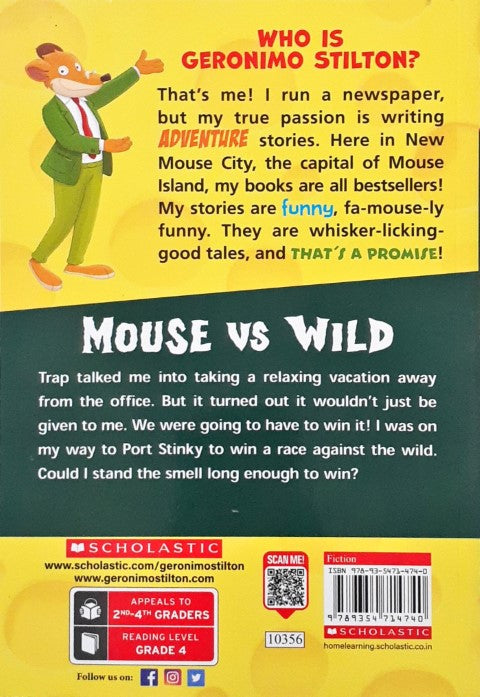 Geronimo Mouse. Map Geronimo Stilton 82 Mouse vs Wild – Books and You