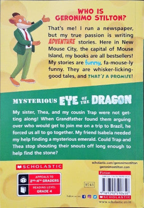 Geronimo Stilton 78 Mysterious Eye of The Dragon