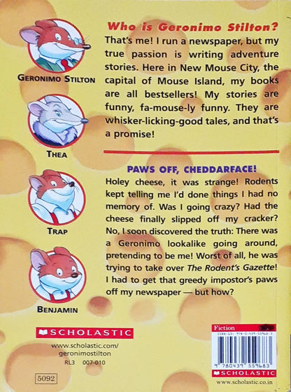 Geronimo Stilton #6 : Paws Off, Cheddarface! (P)