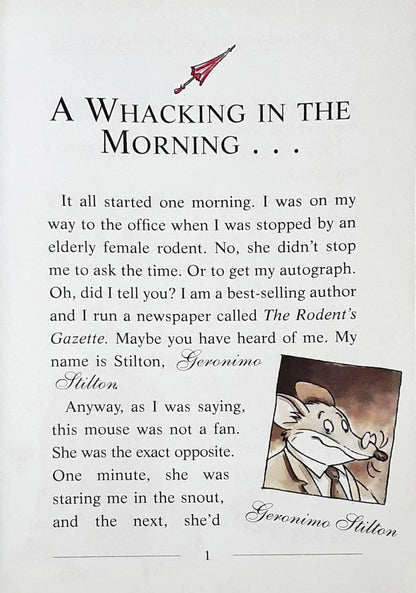 Geronimo Stilton #6 : Paws Off, Cheddarface! (P)