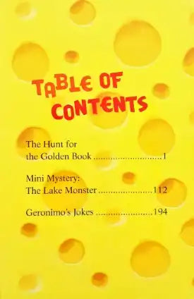 Geronimo Stilton The Hunt For The Golden Book (P)