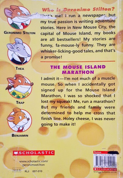 Geronimo Mouse. Map Geronimo Stilton The Mouse Island Marathon (P) – Books and You