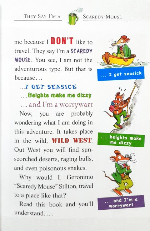 The Wild, Wild West : Geronimo Stilton #21 (P)