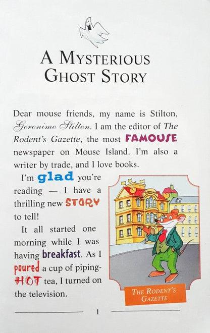 Geronimo Stilton This Hotel Is Haunted (P)