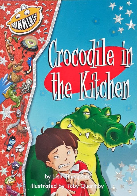 Gigglers Red Crocodile in the Kitchen