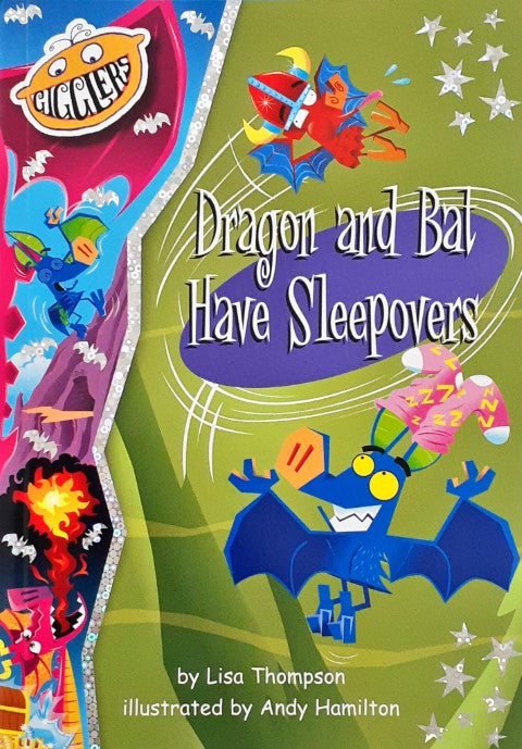 Gigglers Blue Dragon and Bat Have Sleepovers