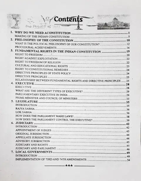 Gist Of NCERT Indian Polity (P)