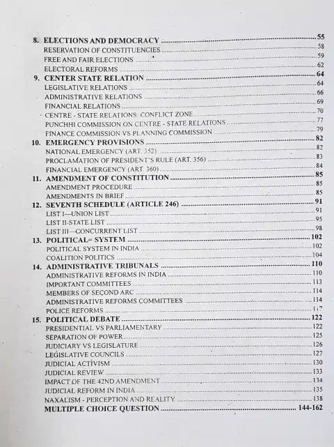 Gist Of NCERT Indian Polity (P)