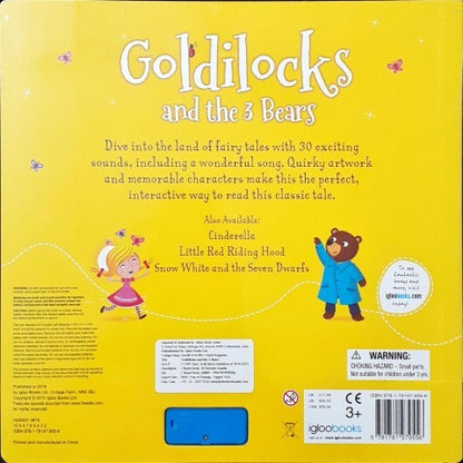 Goldilocks And The Three Bears Sound Book With 30 Enchanting Fairy Tale Sounds