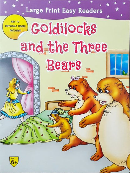 Goldilocks And The Three Bears - Large Print Easy Readers