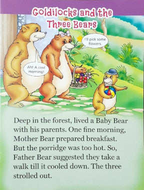 Goldilocks And The Three Bears - Large Print Easy Readers