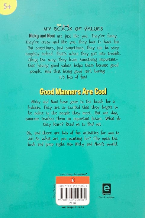 Good Manners Are Cool Story And Activity Book