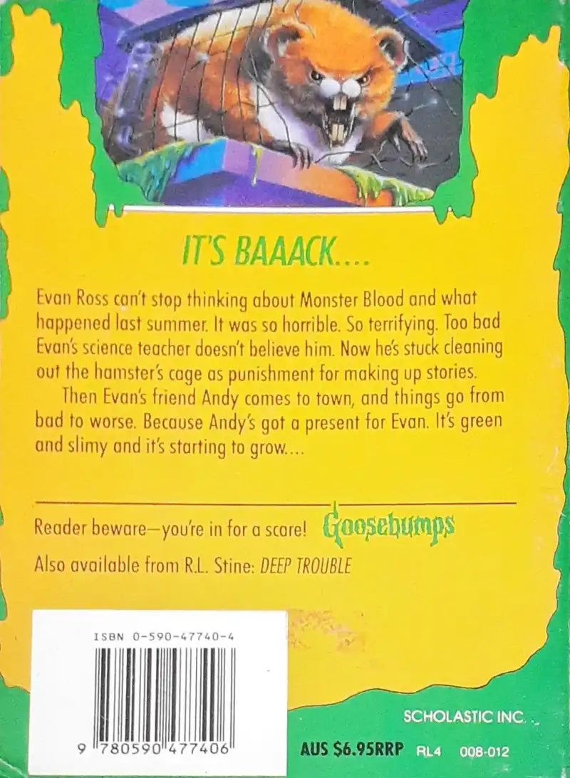 Goosebumps #18 : Monster Blood II (P)