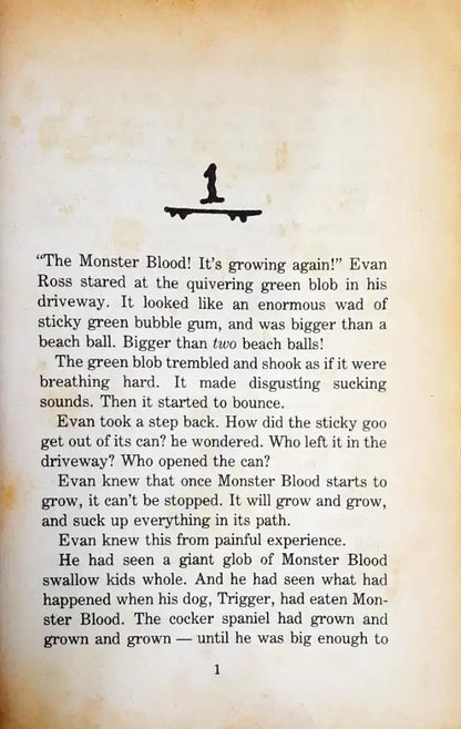 Goosebumps Monster Blood III Reader Beware You're In For A Scare (P)