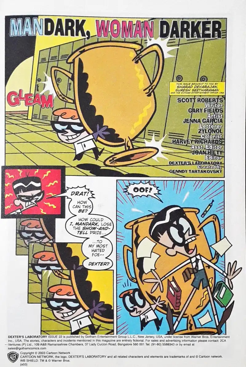 Gotham Comics Cartoon Network Dexter's Laboratory Issue 22