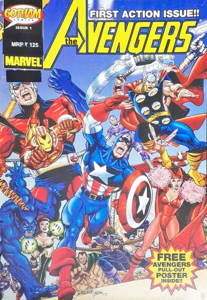 Gotham Marvel Comics The Avengers First Action Issue 1