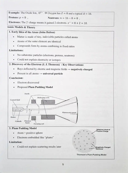 IGCSE AS Level Chemistry Practice Workbook Part One | Grade 11
