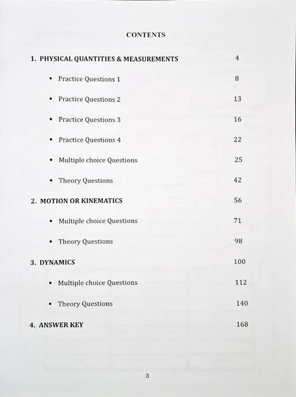 IGCSE AS Level Physics Practice Workbook Part One | Grade 11