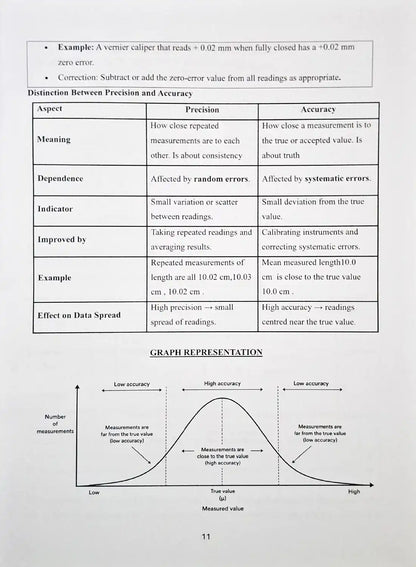 IGCSE AS Level Physics Practice Workbook Part One | Grade 11