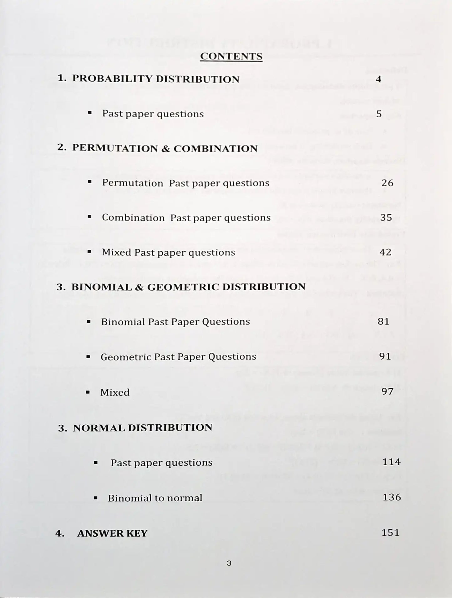 AS Level Statistics and Probability 1 : Practice Workbook Part One | Grade 11