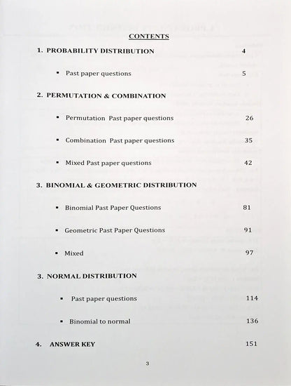 AS Level Statistics and Probability 1 : Practice Workbook Part One | Grade 11