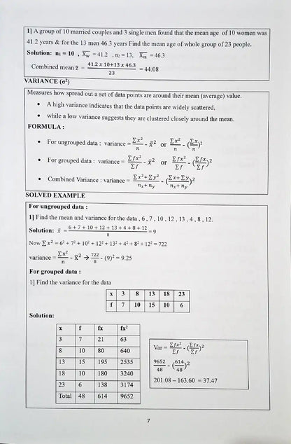 IGCSE AS Level Statistics and Probability 1 : Practice Workbook Part Two | Grade 11