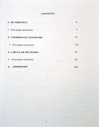 AS Level Pure Mathematics 1 : Practice Workbook Part One, Two and Three | Grade 11