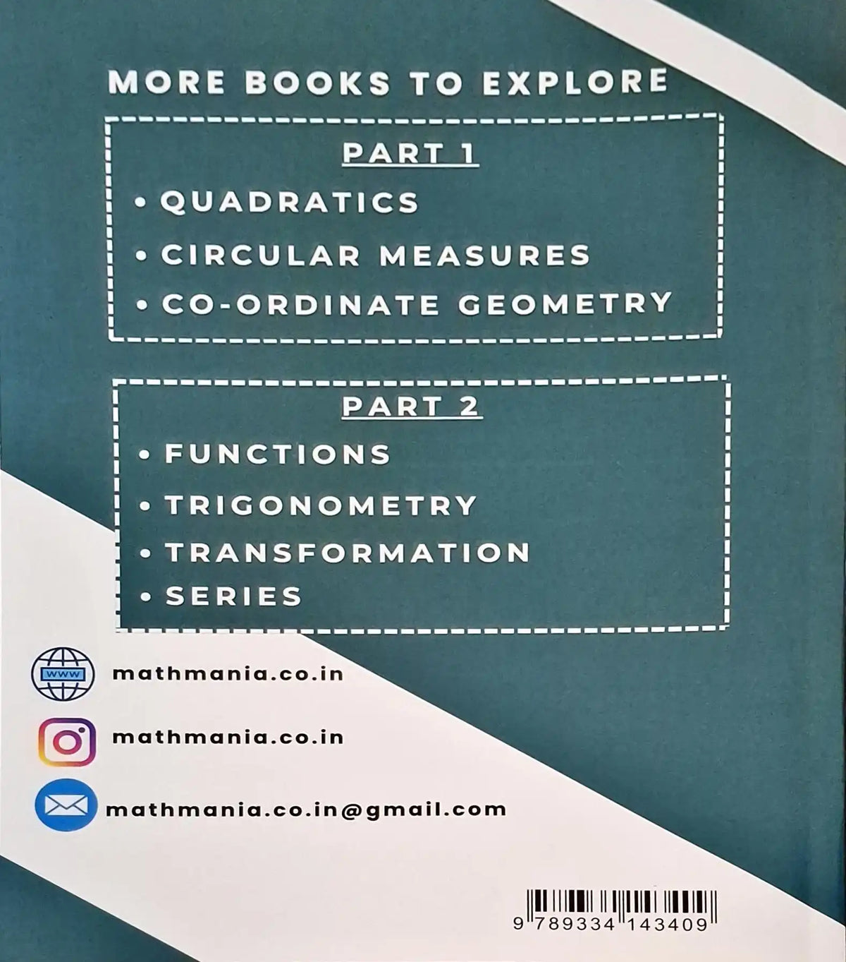 Math Textbook Questions AS Level Pure Mathematics 1 : Practice Workbook Part Three | Grade 11 ...