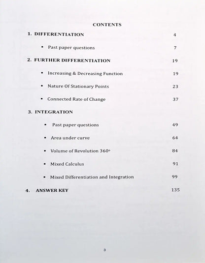 AS Level Pure Mathematics 1 : Practice Workbook Part One, Two and Three | Grade 11