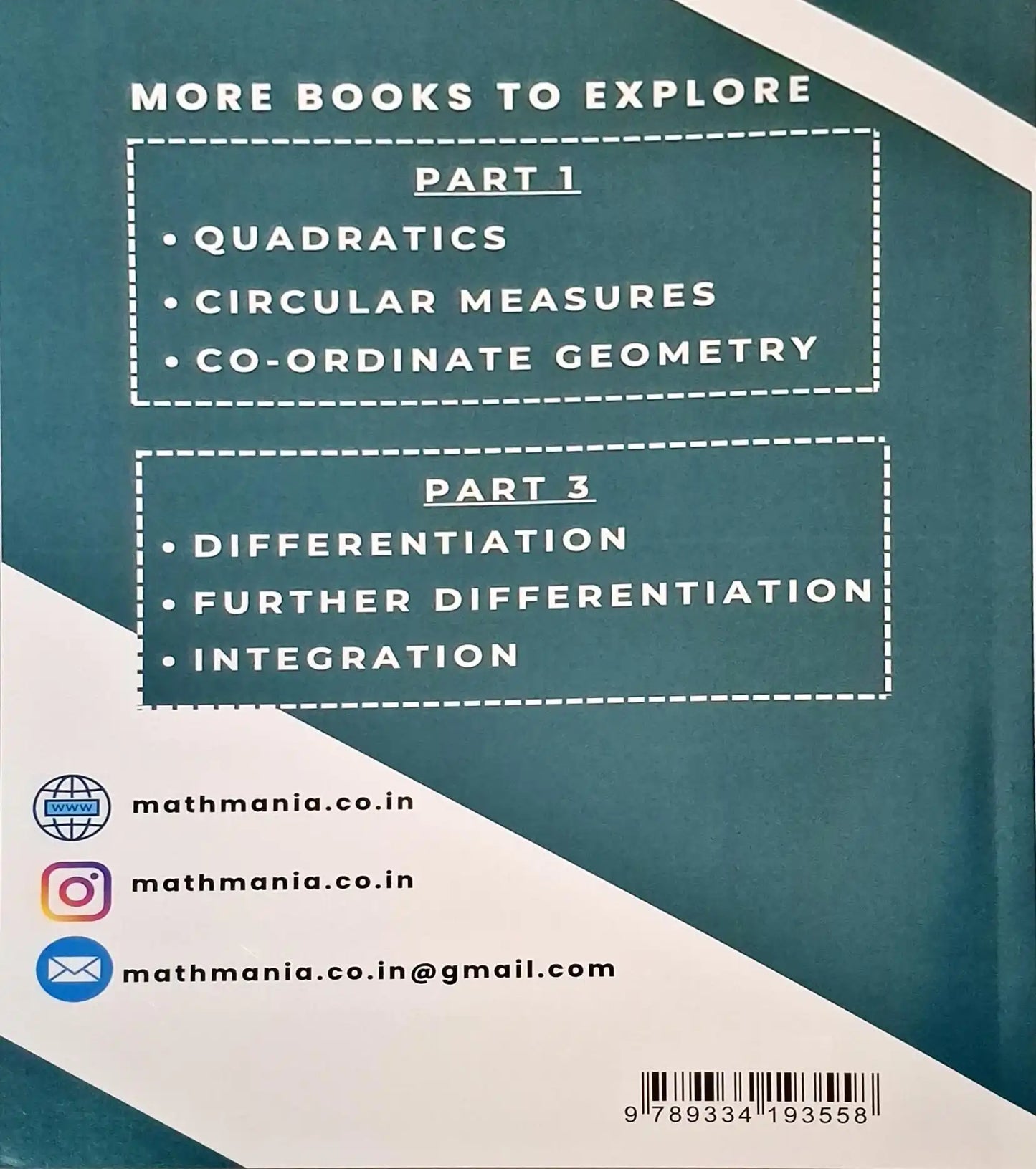 AS Level Pure Mathematics 1 : Practice Workbook Part One, Two and Three | Grade 11