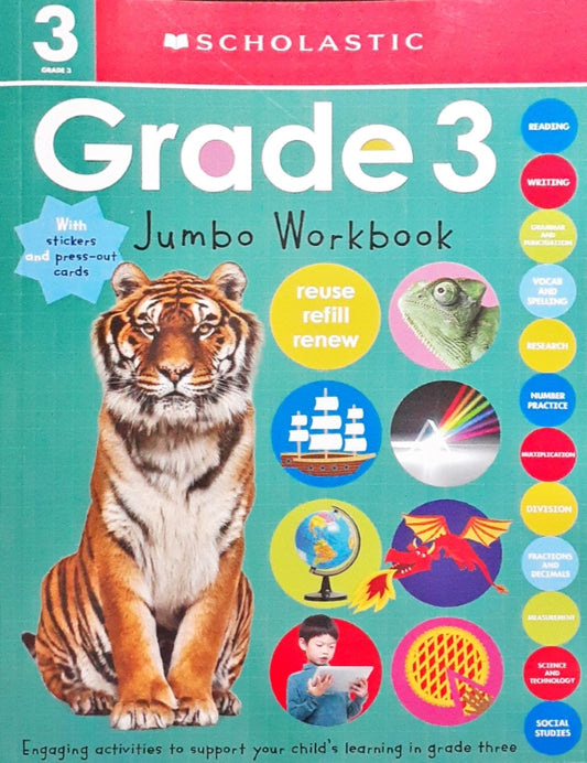 Third Grade Jumbo Workbook: Scholastic Early Learners