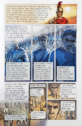 Graphic NonFiction Julius Caesar The Life of a Roman General