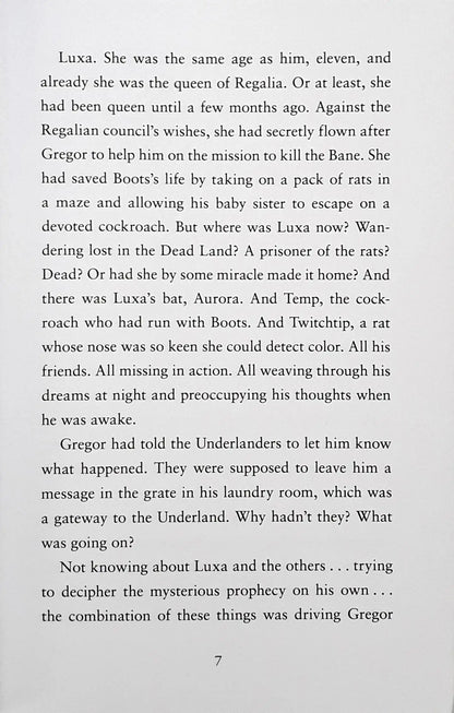 Underland Chronicles #3 : Gregor and the Curse of the Warmbloods