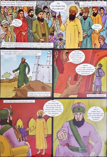 Sikh Comics Guru Nanak The First Sikh Guru Volume 2 (N)