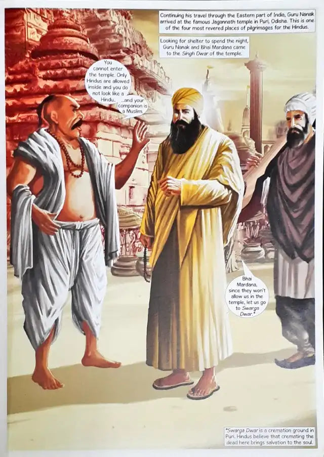 Sikh Comics Guru Nanak The First Sikh Guru Volume 3 (N)