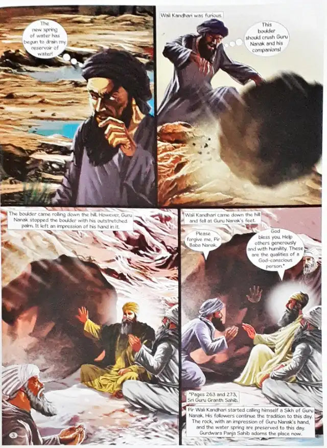 Sikh Comics Guru Nanak The First Sikh Guru Volume 5 (N)