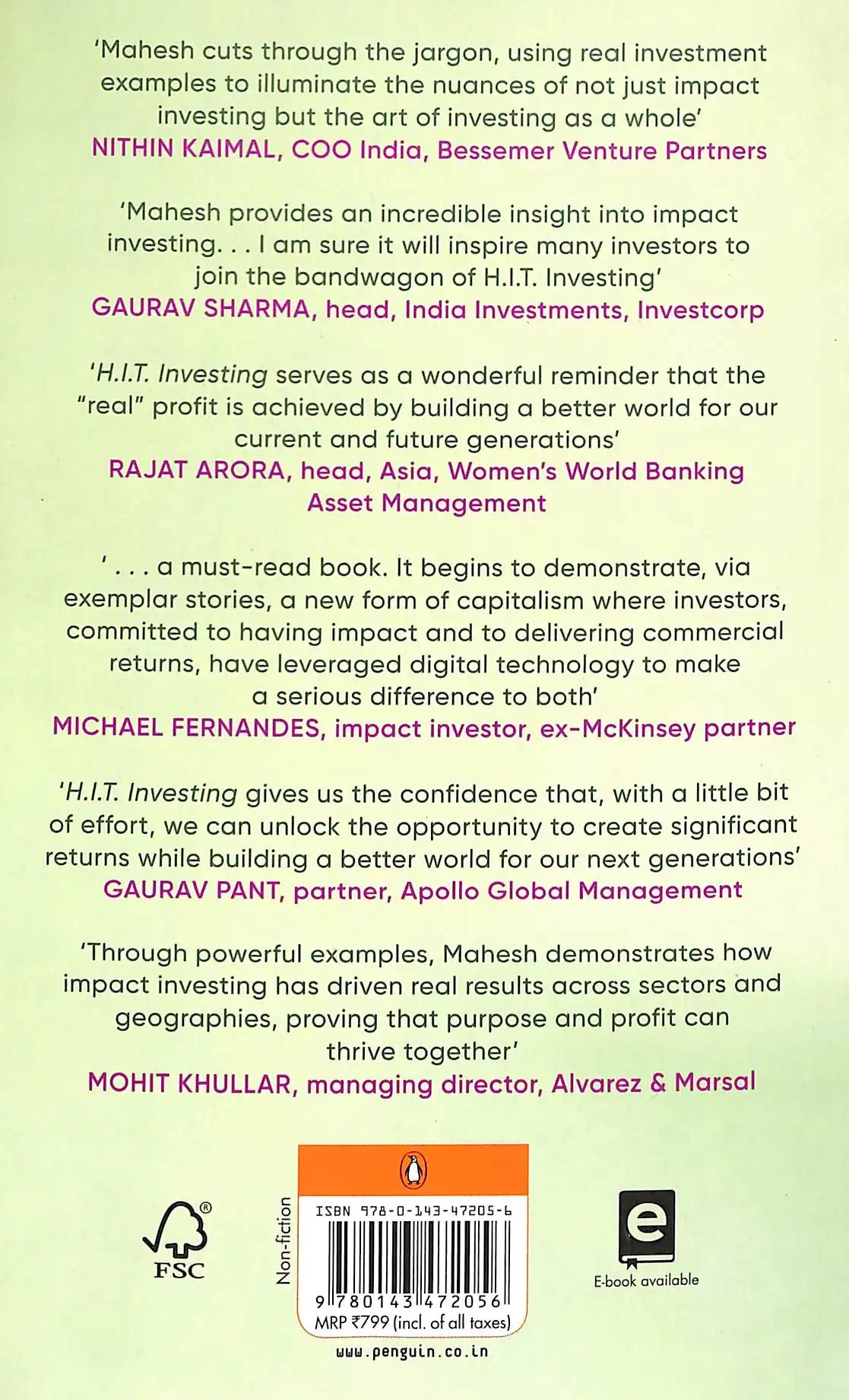 H.I.T. Investing | Hardcover