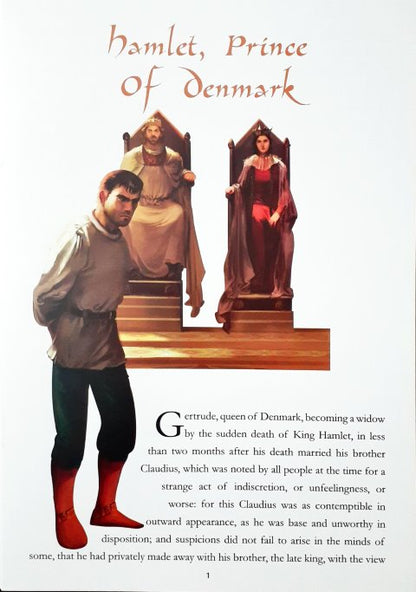 Hamlet Prince Of Denmark - Illustrated Tales From Shakespeare