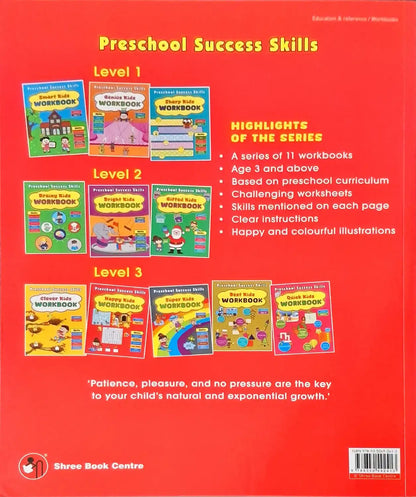 Preschool Success Skills : Happy Kids Workbook | Level 3