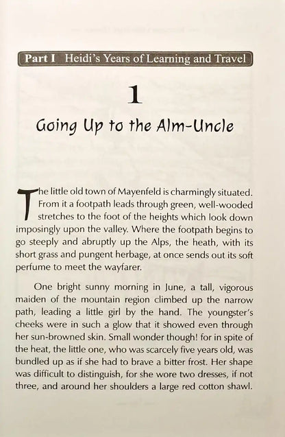 Heidi : Illustrated Unabridged Classics for Young Readers