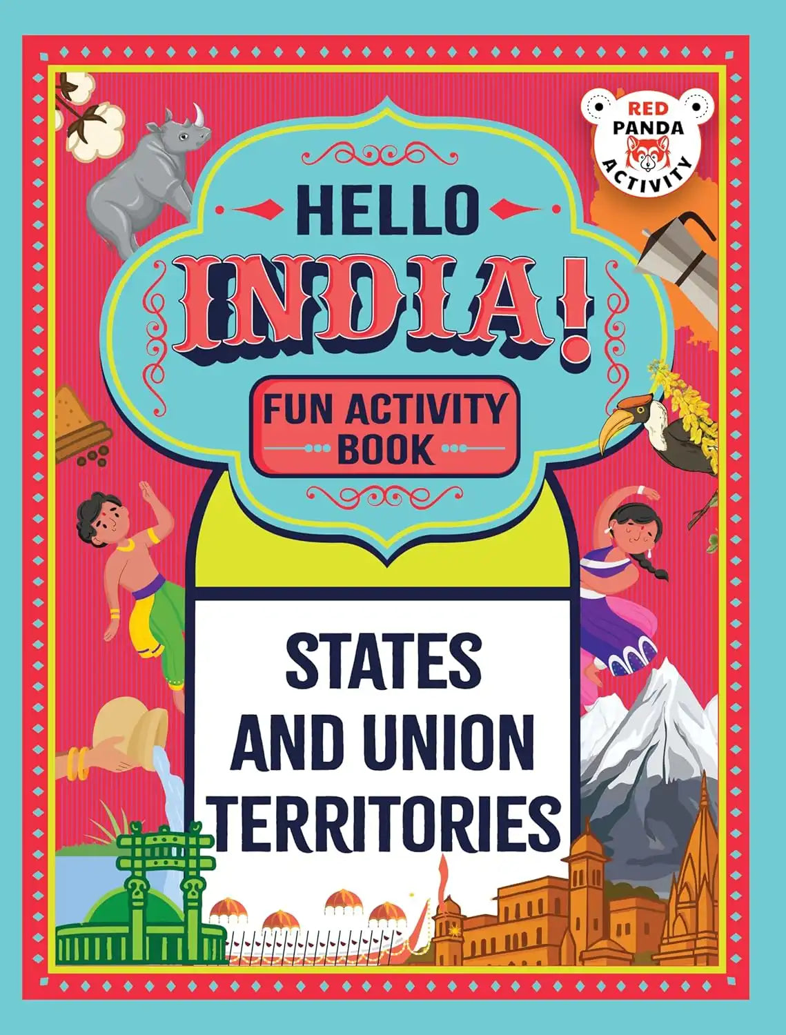 Hello India! Fun India Activity Book : States And Union Territories