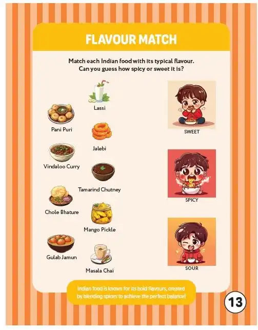 Hello India! Fun India Activity Book : Food And Culture