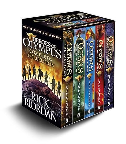 Heroes of Olympus Complete Collection Box Set Of 5 Books