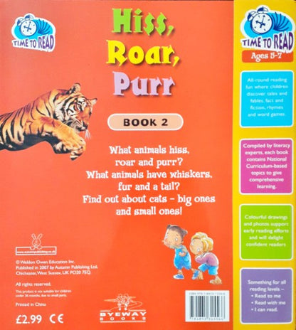 Time To Read Hiss Roar Purr Book 2