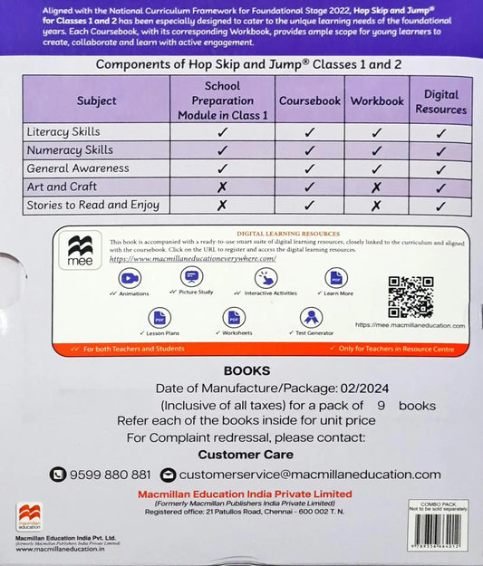 Hop Skip and Jump Class 1 Kit