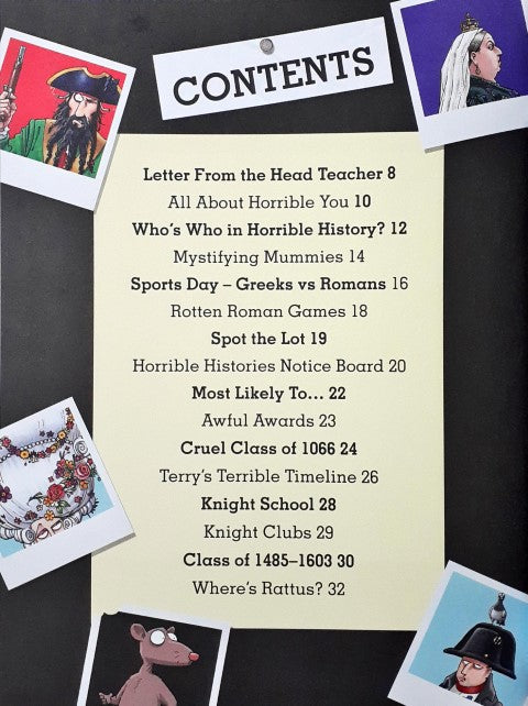 Horrible Horrible Histories 25th Anniversary Yearbook – Books and You