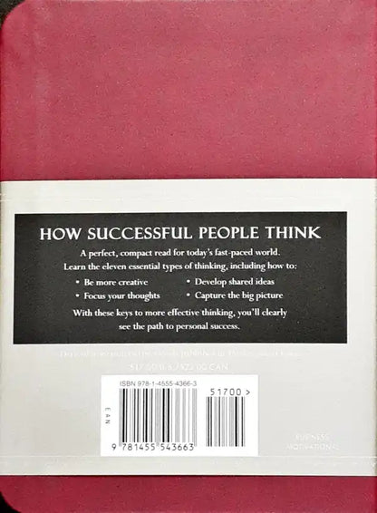 How Successful People Think: Change Your Thinking, Change Your Life (Leather Bound)