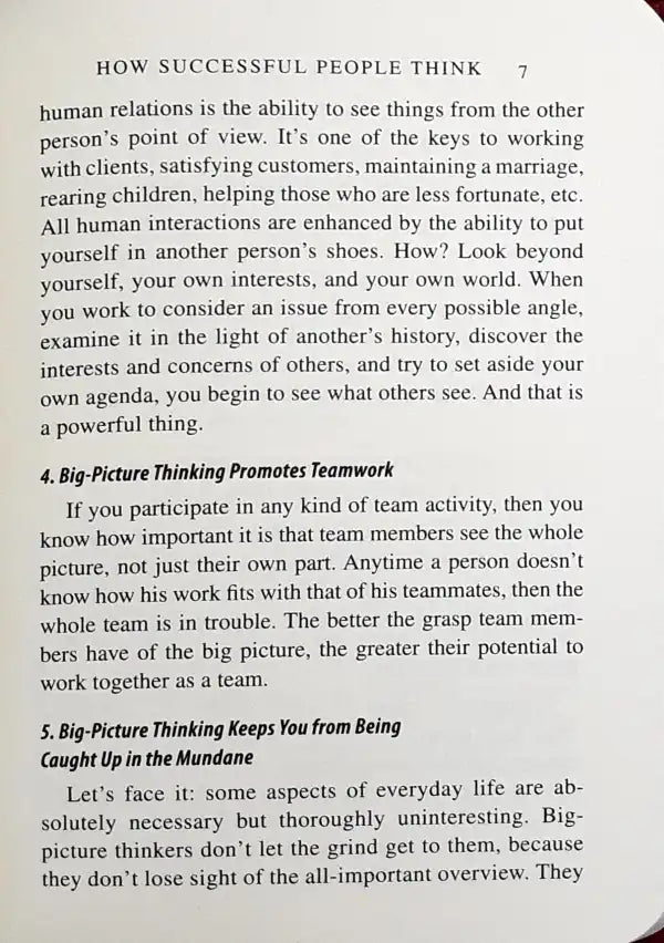 How Successful People Think: Change Your Thinking, Change Your Life (Leather Bound)