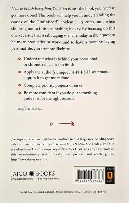 How to Finish Everything You Start